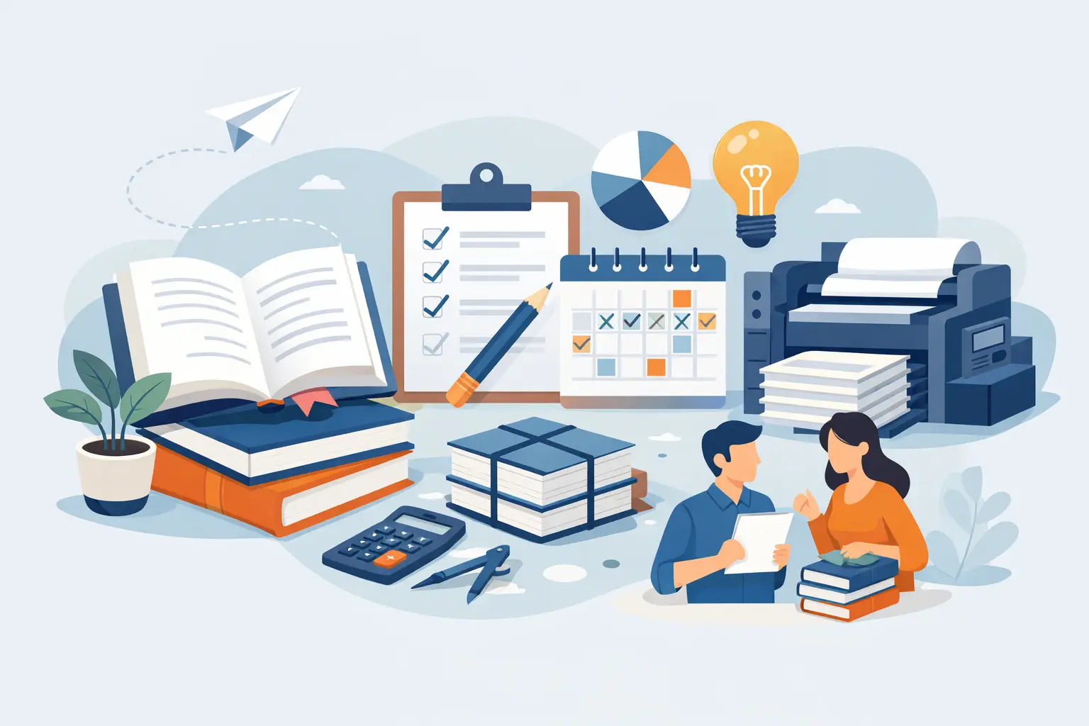 Planifier l'impression de livres en petit tirage