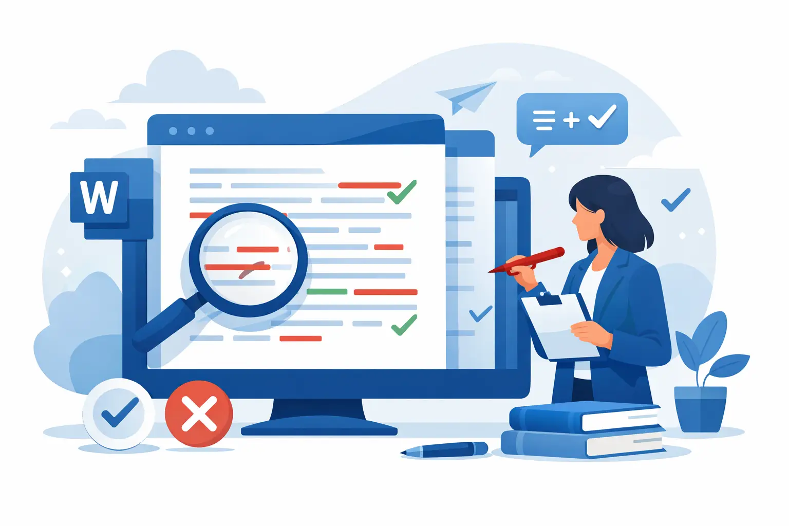 Utiliser correctement la correction dans un document Word