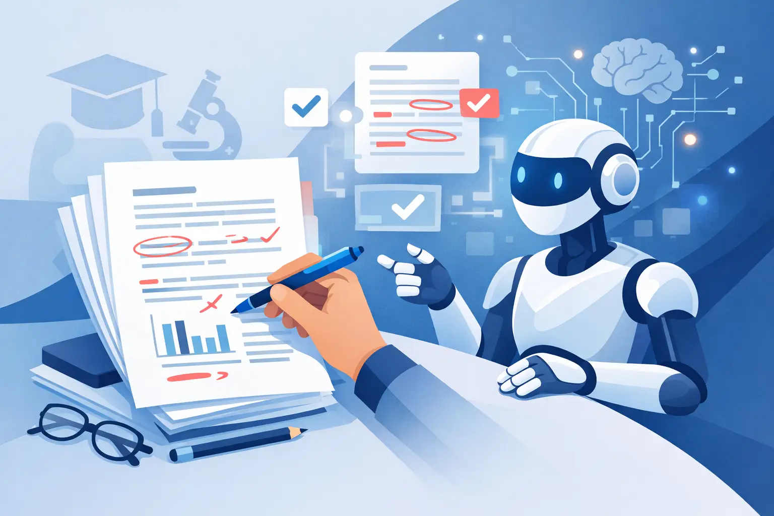 Corriger un travail scientifique avec une IA